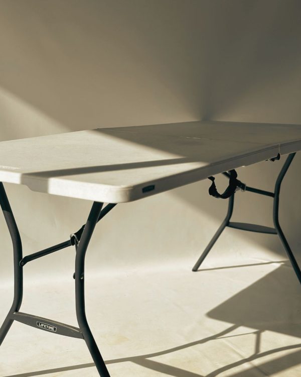 Mesa plegable rectangular